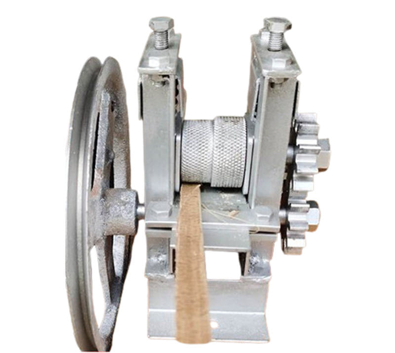 เครื่องทำชิ้นไม้ไผ่ไฟฟ้าขนาดเล็ก รุ่นมือหมุน สำหรับแปรรูปไม้ไผ่ บ้านใช้