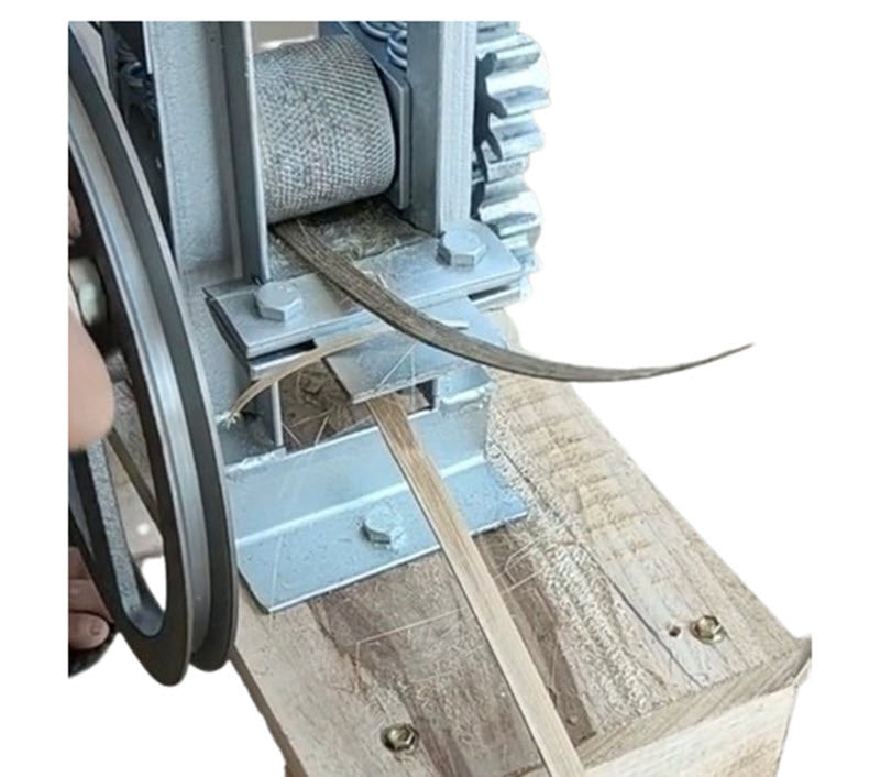 เครื่องมือทำลายไม้ไผ่แบบมือหมุน ขนาดเล็ก สำหรับบ้าน ใช้งานง่าย แยกชั้นไม้ไผ่