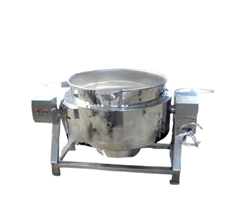 หม้อหุงต้มสแตนเลสสำหรับทำอาหารจานด่วน ขนาดใหญ่ รุ่นเชิงพาณิชย์ สำหรับปรุงซอสและทำผลไม้กระป๋อง