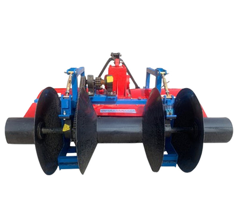 เครื่องทำร่องปลูกสตรอว์เบอร์รีแบบรวมฟังก์ชั่น รุ่นใหม่ ใช้กับรถแทรกเตอร์ ขนาดกะทัดรัด