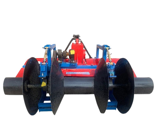 เครื่องทำร่องปลูกสตรอว์เบอร์รีแบบรวมฟังก์ชั่น รุ่นใหม่ ใช้กับรถแทรกเตอร์ ขนาดกะทัดรัด