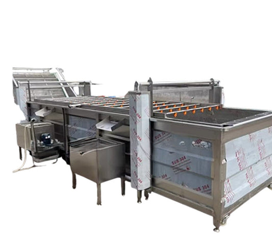 เครื่องล้างผลไม้และผักเชิงพาณิชย์ รุ่นใหม่ ขนาดกะทัดรัด เหมาะสำหรับมะม่วง มะเขือเทศ ส้มและอื่นๆ