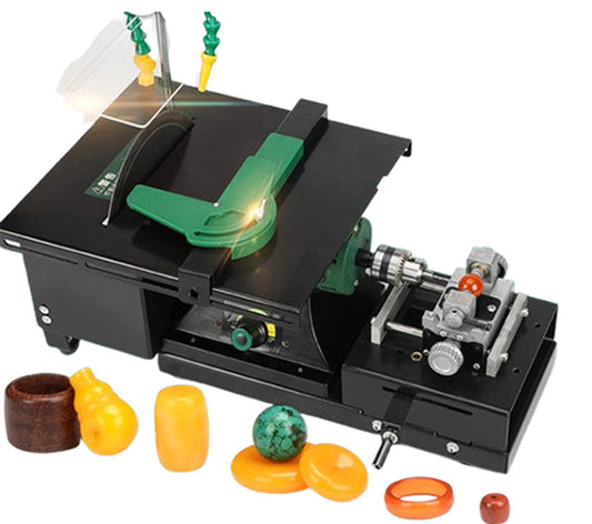 เครื่องตัดและขัดหินอ่อน 斯海森 ขนาดเล็ก รุ่นอเนกประสงค์ สำหรับเจียระไนหยกและอาเกต