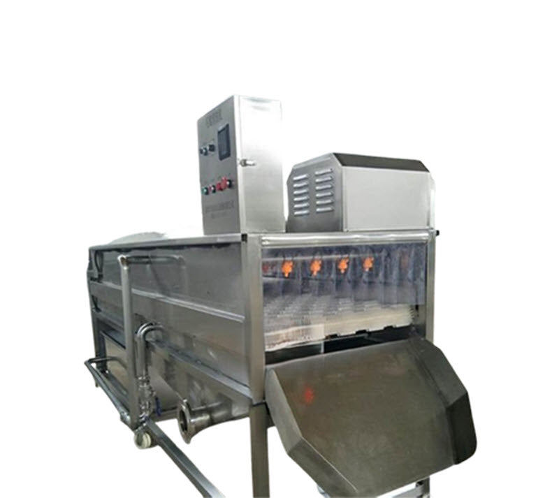 เครื่องล้างผักผลไม้แบบพารัลเลล โรลเลอร์ รุ่นทำความสะอาดแครอทและส้ม 220V 500W