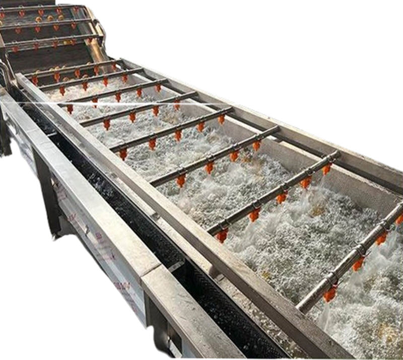 เครื่องล้างผลไม้柚子 ขนาดกะทัดรัด รุ่นใหม่ ระบบฟองน้ำสำหรับโรงงานผลไม้และผัก