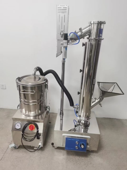 เครื่องปิดฝาสูญญากาศ (Vacuum Capping Machine)220V/110V 50Hz/60Hz 0.20KW 0.3 MPa 200,000 ฝาต่อชั่วโมง