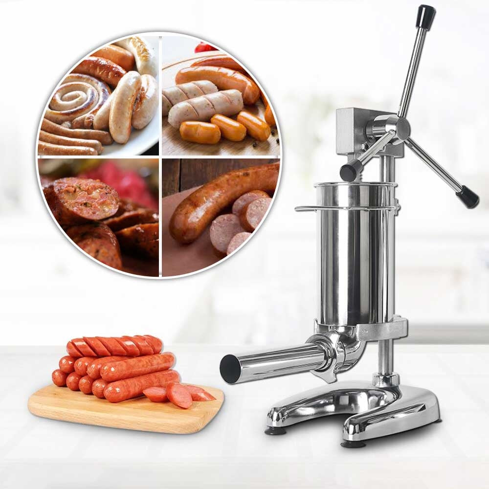 เครื่องอัดไส้กรอก Sausage Filler รุ่น AM-27 เครื่องยัดใส้กรอก เครื่องอัดไส้กรอก 2L แบบมือหมุน