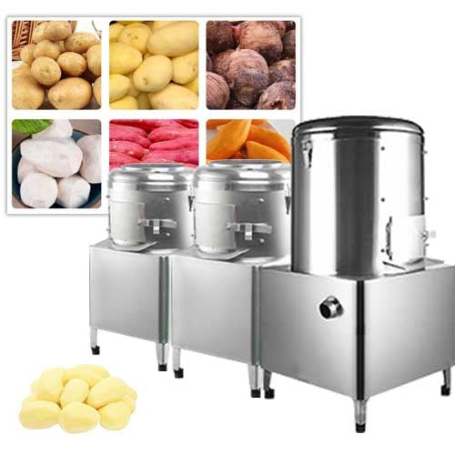 เครื่องปอกเปลือกไฟฟ้า Industrial Potato Peeling Machine เครื่องปอกมันฝรั่ง ปอกขิง
