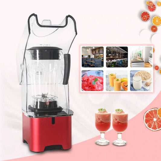 เครื่องปั่นน้ำผลไม้ Smoothie Blender รุ่น IT-888 เครื่องปั่นพร้อมที่ครอบกันเสียง ความเร็ว 30000 รอบต่อนาที ขนาดบรรจุ 2 ลิตร