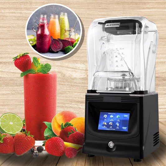 เครื่องปั่นน้ำผลไม้ เครื่องทำสมู๊ตตี้ Smoothie Blender รุ่น BD-9003 เครื่องปั่นพร้อมที่ครอบกันเสียง ความเร็ว 28000 รอบต่อนาที ขนาดบรรจุ 1.8 ลิตร
