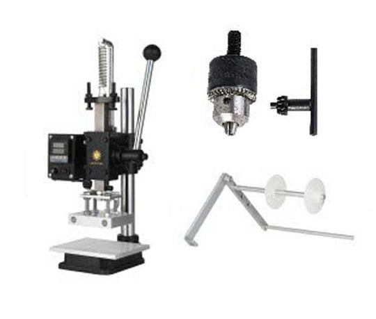 ชุดเครื่องปั๊มโลโก้ แบบมือโยก รุ่น JXY-SD160B จอแสดงผลดิจิตอล Set 2