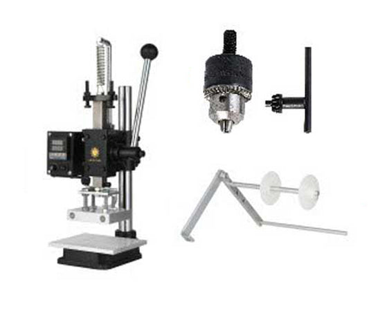 ชุดเครื่องปั๊มโลโก้ แบบมือโยก รุ่น JXY-SD160B จอแสดงผลดิจิตอล Set 2