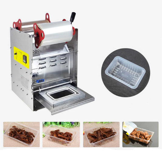เครื่องซีลกล่องอาหาร Manual Sealing Machine LD-808 สำหรับกล่อง ขนาด 18 x 12 ซม.