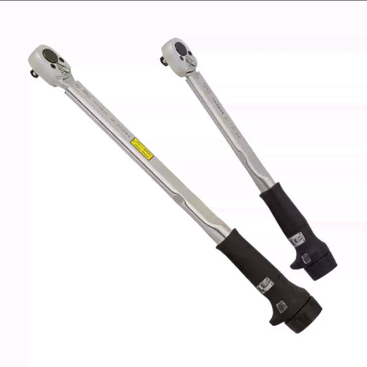 ประแจปอนด์ (Torque Wrench) ด้ามจับยางกันลื่น ปรับค่าแรงบิดได้ แม่นยำสูง สำหรับงานซ่อมรถยนต์และเครื่องจักร