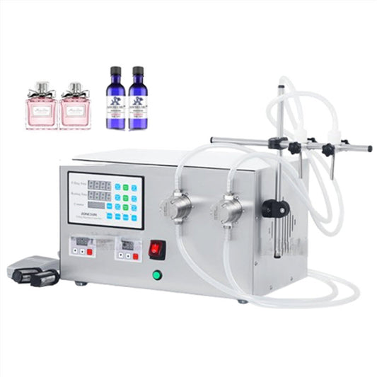 เครื่องบรรจุของเหลวอัตโนมัติ 2 หัว รุ่น ZS-YTMP2S (Automatic Liquid Filling Machine 2 Nozzles ZS-YTMP2S)