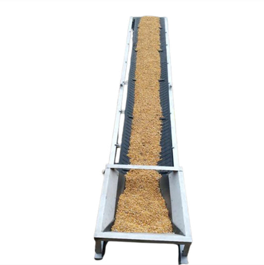 สายพานลำเลียงพับได้แบบปรับระดับได้ โครงสร้างสแตนเลส (Foldable Conveyor Belt Adjustable Height Stainless Steel)