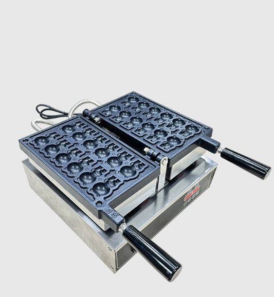 เครื่องทำขนมวาฟเฟิลหมี 12 หลุม ใช้งานง่าย ไม่ติดกระทะ ทำวาฟเฟิลน่ารัก รสชาติอร่อย เหมาะสำหรับครอบครัวและปาร์ตี้