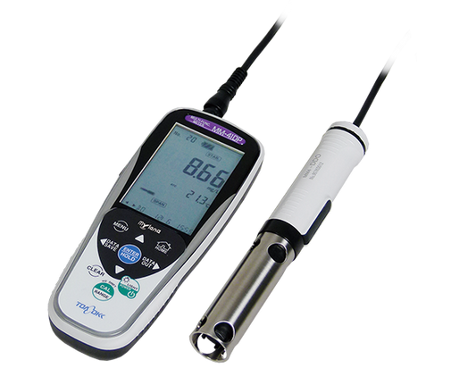 Conductivity Meter MM-41DP TOA DKK - Digital Water Quality Tester with High Accuracy, Temperature Compensation, and Easy-to-Read Display
