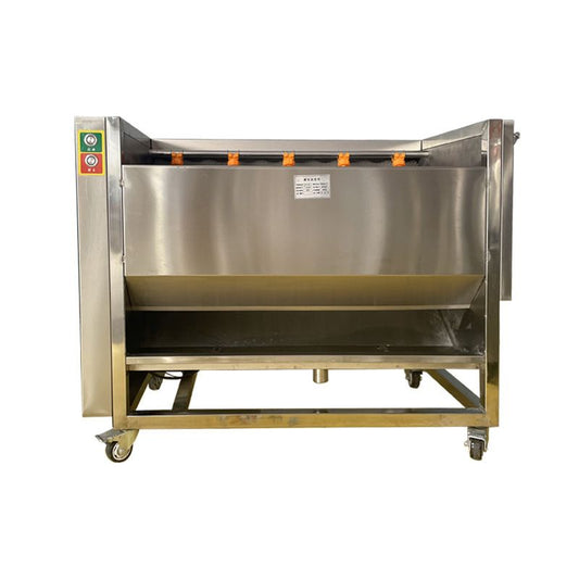 เครื่องปอกมันเทศ แครอท มันฝรั่ง และ ล้างอัตโนมัติ  commercial potato cleaning and peeling machine วัสดุ SUS201