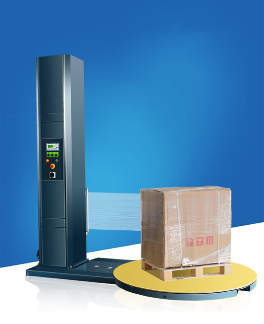 เครื่องพันพาเลท Automatic Electric Stretch Film Packing Machine เครื่องห่อพลาสติก เครื่องจักร แท่นหมุน