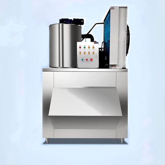 เครื่องทำน้ำแข็งเกล็ดเชิงพาณิชย์ รุ่น DFI-2T 2000kg ประสิทธิภาพสูง สร้างน้ำแข็งเกล็ดได้รวดเร็ว เหมาะสำหรับร้านอาหารและบาร์