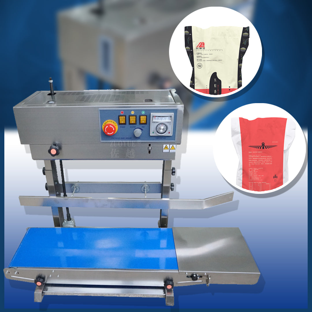 เครื่องซีลถุงกระสอบ แนวตั้ง FR-500 ซีลกระสอบ ไม่เกิน 15kg 720 วัตต์