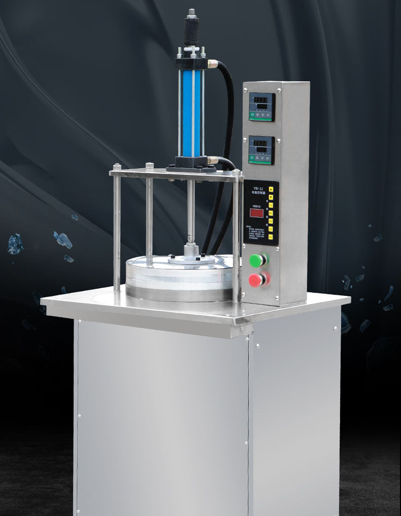 เครื่องกดแป้ง ทำความร้อน ระบบไฮดรอลิค Electric Heating Hydraulic Dough Pressing Machine กดแป้ง รีดแป้ง