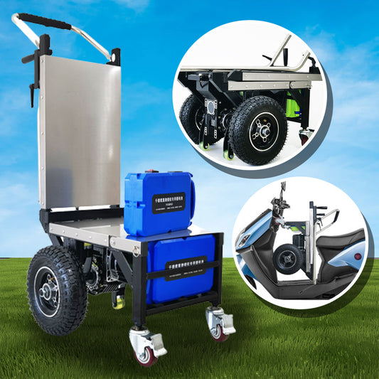 รถเข็นของขึ้นบันไดไฟฟ้า Electric Stair Climbing Cart - Heavy Duty, 300lbs Capacity, Ideal for Moving Goods Easily Up Stairs