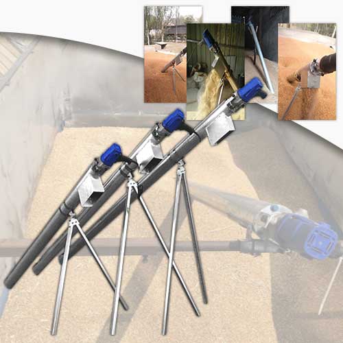 เครื่องดูดข้าว ข้าวเปลือก เมล็ด ใส่กระสอบ Paddy Rice Pumping Machine กำลังไฟ 2200W Grain Pumping Machine