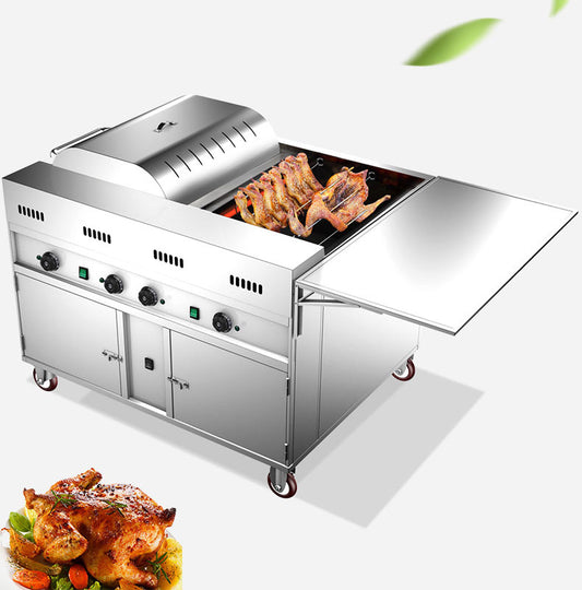 เครื่องปิ้งไก่ หมุนอัตโนมัติ Grilled Chicken Stove Commercial