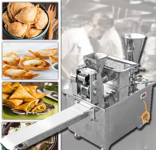 เครื่องห่อเกี๊ยว เครื่องห่อกะหรี่ปั๊บ เครื่องห่อซาโมซา เกี๊ยวซ่า Automatic Dumpling Machine เครื่องห่อแป้ง