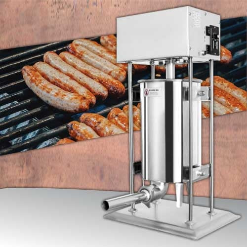 เครื่องยัดใส้กรอกไฟฟ้า automatic  sausage filling machine electric stainless steel
