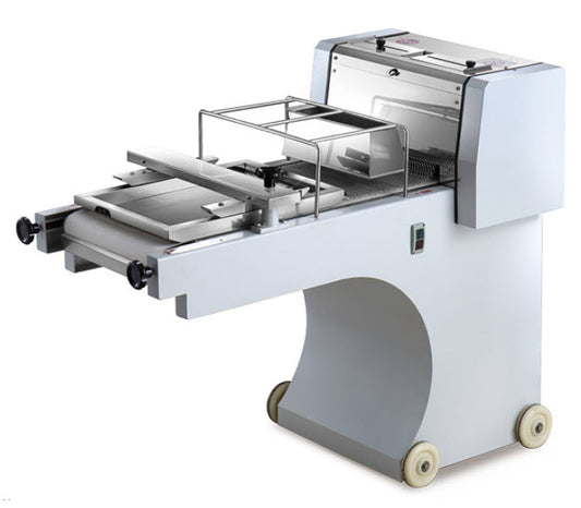 เครื่องรีดม้วนแป้ง Dough Roller Machine รุ่น ZX380 สำหรับทำพิซซ่า แป้งขนมปังและแป้งเกี๊ยว ใช้งานง่ายและทนทาน