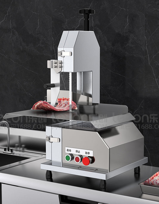 เครื่องเลื่อยกระดูก Desktop Bone Sawing Machine แบบตั้งโต๊ะ หั่นเนื้อ ปลา เครื่องตัดกระดูก เนื้อแช่แข็ง