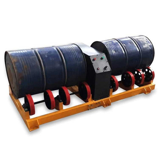 เครื่องผสม หมุนถังน้ำมันไฟฟ้า Electric Oil Drum Mixer Machine