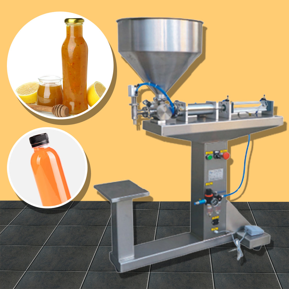 เครื่องบรรจุของเหลว พร้อมฐาน Floor-standing electrical integrated liquid filling machine