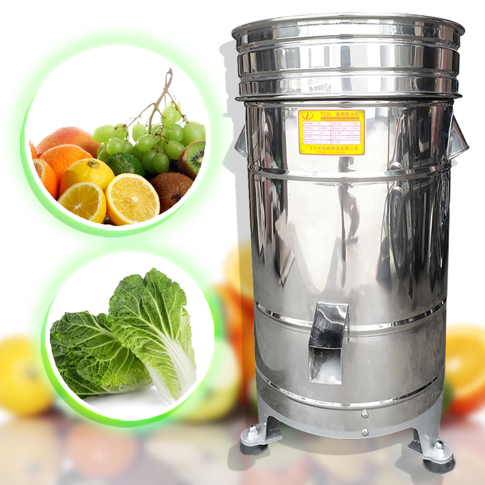เครื่องสลัดน้ำล้าง ผัก ผลไม้ เครื่องเหวี่ยงน้ำ Food Dehydrator รุ่น TS20 สำหรับผัก ผลไม้ อาหาร เครื่องเหวี่ยงน้ำมัน