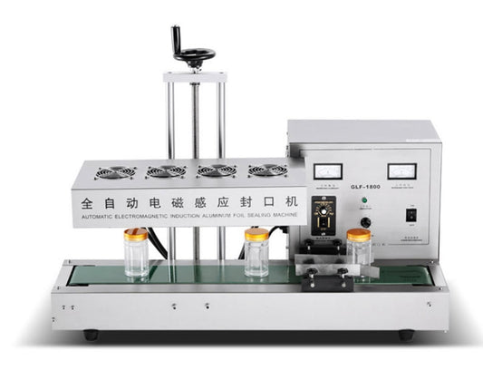 เครื่องซีลฝาขวด 50-120mm อัติโนมัติ  GLF-1800-1920 กำลัง 1800วัตต์ สายพาน