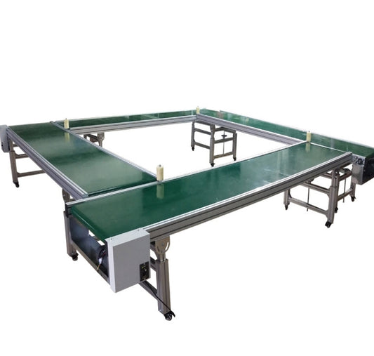 สายพานลำเลียง Belt Conveyor HP107 PU 2m หน้ากว้าง 300,500,400,600 มม.