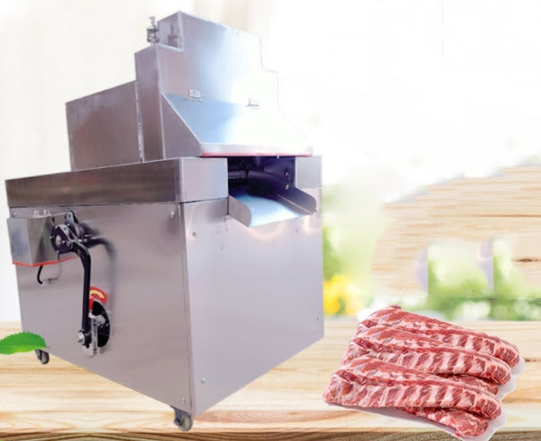 เครื่องสับเนื้อ น่องไก่ ซี่โครง automatic bone cutting machine