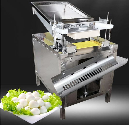 เครื่องปอกไข่ นกกระทา ไฟฟ้า อัตโนมัติ Quail egg peeling machine