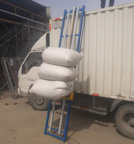 เครื่องยกกระสอบไฟฟ้า อัตโนมัติ Automatic loading lifting ขนาด 2.5 เมตร ขึ้น-ลง เครื่องยกกระสอบ ยกถุง