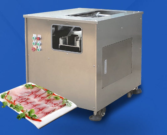 เครื่องแล่เนื้อปลา cutting fish fillet machine ความบาง 1.8-10 มม  20, 30, 35, 40, 45 องศา
