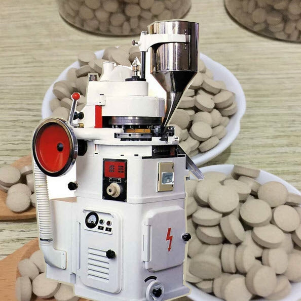 เครื่องอัดเม็ด ZP19 Tablet Press Machine ทำโมลเม็ดอัดได้ 36,000 เม็ด/ชม. หนาสุด 6 มม. เส้นผ่านศูนย์กลาง 26, 20, 13 มม.