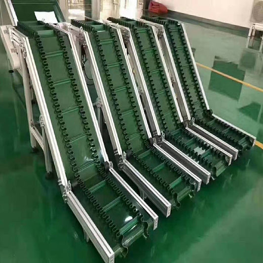 สายพานลำเลียงชิ้นงาน Climbing Z Conveyor Lifting for Efficient Material Handling, Heavy-Duty Design, Adjustable Height, 500kg Capacity