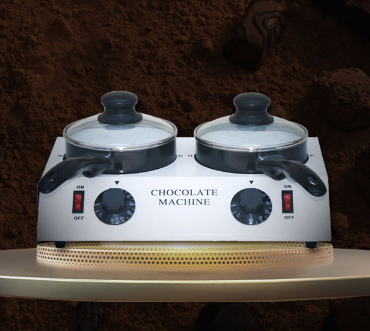 เครื่องอุ่นช็อคโกแลต Two-cylinder chocolate melting D20048 ปรับอุณหภูมิ 30-80 องศา