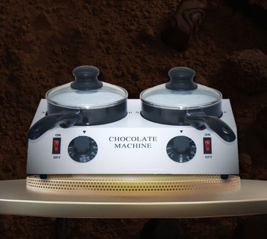 เครื่องอุ่นช็อคโกแลต Two-cylinder chocolate melting D20048 ปรับอุณหภูมิ 30-80 องศา
