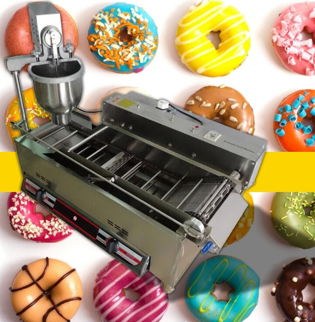 เครื่องหยอดโดนัท เครื่องทำโดนัท ระบบแก๊ส กึ่งอัตโนมัติ Gas electric Donuts machine HJ-CM011 1200psc/h
