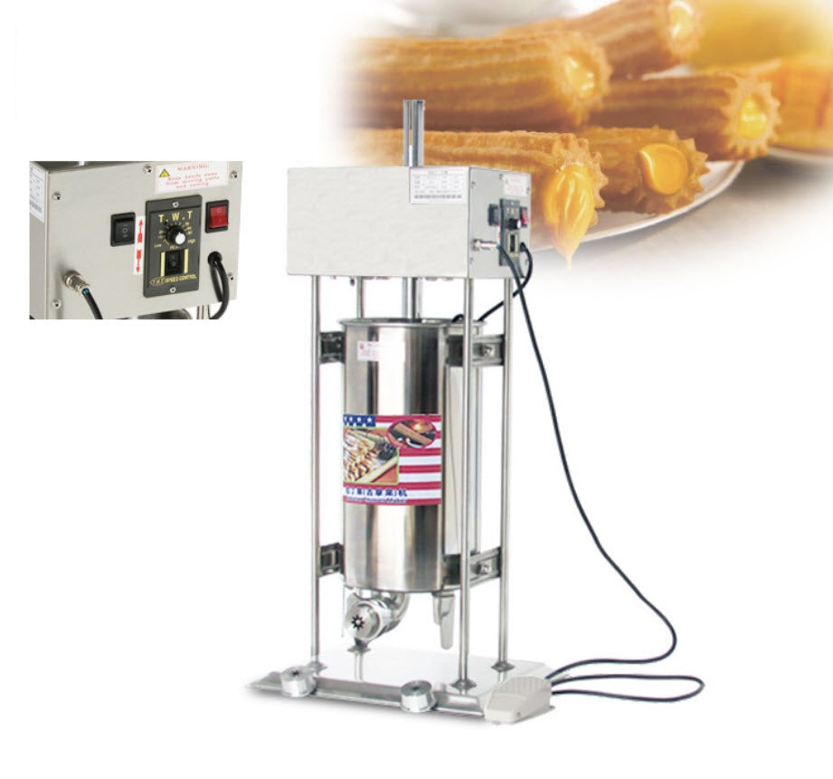 เครื่องทำปาท่องโก๋สเปน Automatic Feed Electric churros machine 	NP-293 220（V）