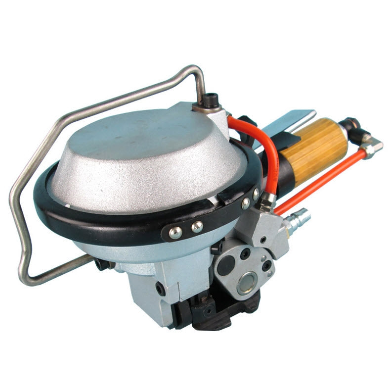 เครื่องรัดกล่องต่อปั๊มลม automatic pneumatic strapping KZ-19/16